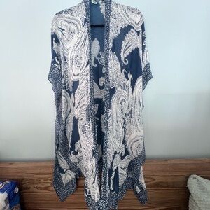 Blue and White Kimono